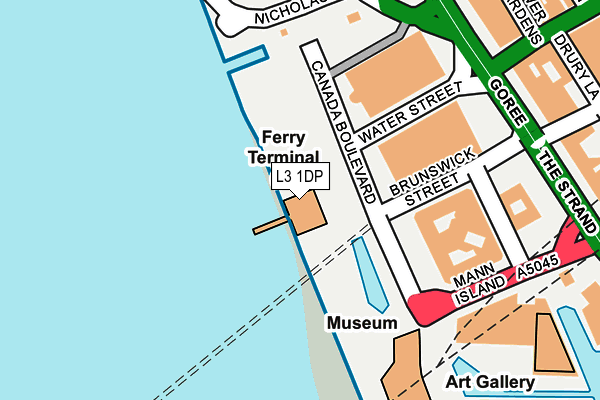 L3 1DP map - OS OpenMap – Local (Ordnance Survey)