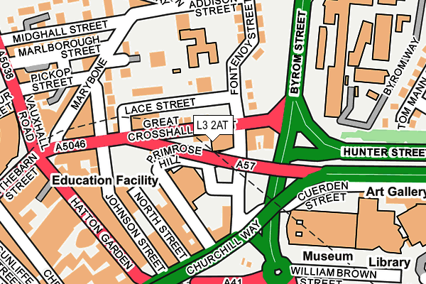 L3 2AT map - OS OpenMap – Local (Ordnance Survey)