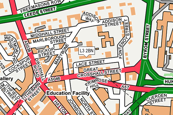 L3 2BN map - OS OpenMap – Local (Ordnance Survey)