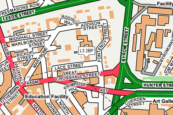 L3 2BP map - OS OpenMap – Local (Ordnance Survey)