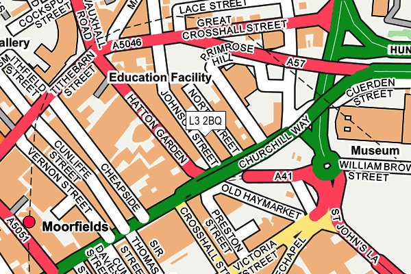 L3 2BQ map - OS OpenMap – Local (Ordnance Survey)