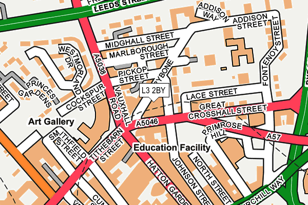 L3 2BY map - OS OpenMap – Local (Ordnance Survey)