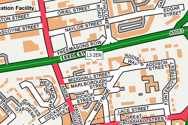 L3 2EN map - OS OpenMap – Local (Ordnance Survey)