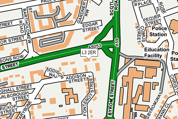 L3 2ER map - OS OpenMap – Local (Ordnance Survey)
