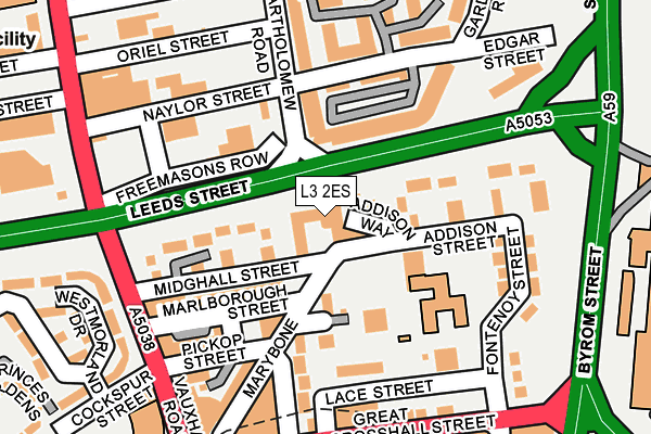 L3 2ES map - OS OpenMap – Local (Ordnance Survey)