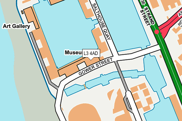 L3 4AD map - OS OpenMap – Local (Ordnance Survey)