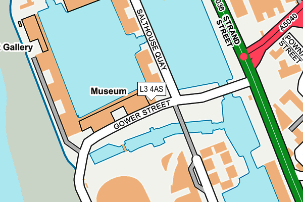 L3 4AS map - OS OpenMap – Local (Ordnance Survey)