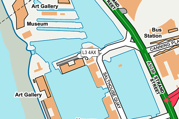 L3 4AX map - OS OpenMap – Local (Ordnance Survey)