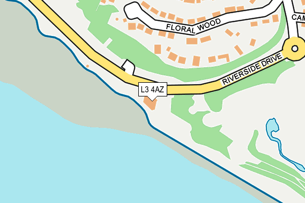 L3 4AZ map - OS OpenMap – Local (Ordnance Survey)