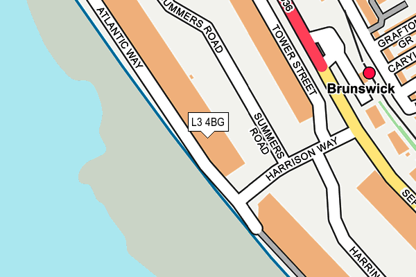 L3 4BG map - OS OpenMap – Local (Ordnance Survey)
