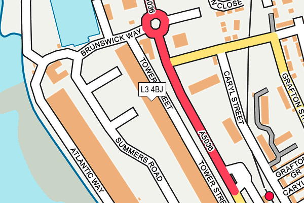 L3 4BJ map - OS OpenMap – Local (Ordnance Survey)