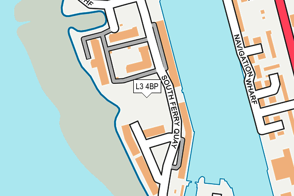 L3 4BP map - OS OpenMap – Local (Ordnance Survey)