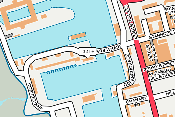 L3 4DH map - OS OpenMap – Local (Ordnance Survey)