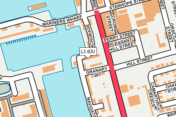 L3 4DU map - OS OpenMap – Local (Ordnance Survey)