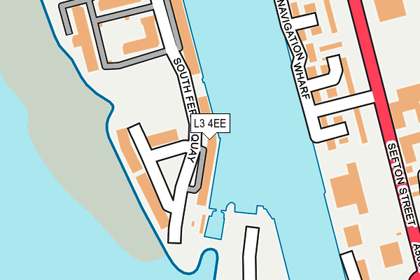 L3 4EE map - OS OpenMap – Local (Ordnance Survey)
