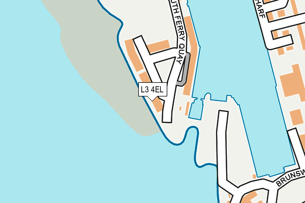 L3 4EL map - OS OpenMap – Local (Ordnance Survey)