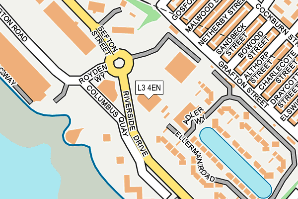 L3 4EN map - OS OpenMap – Local (Ordnance Survey)
