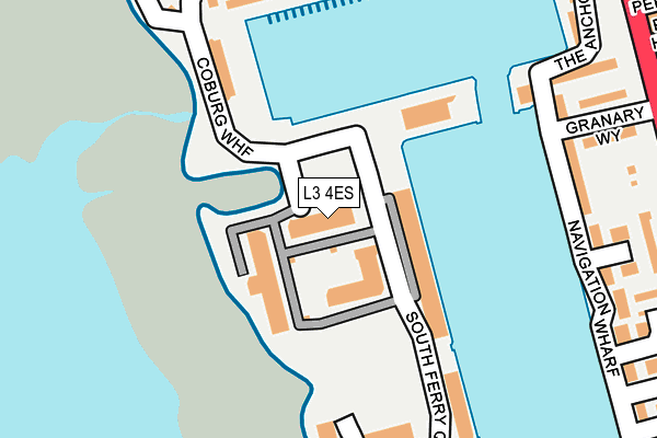 L3 4ES map - OS OpenMap – Local (Ordnance Survey)