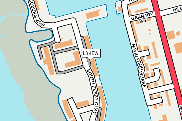 L3 4EW map - OS OpenMap – Local (Ordnance Survey)