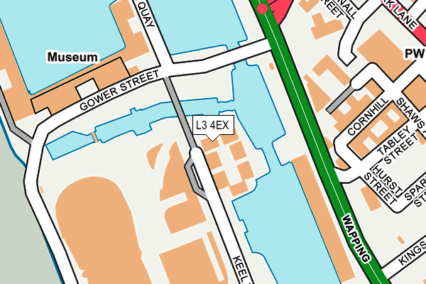 L3 4EX map - OS OpenMap – Local (Ordnance Survey)
