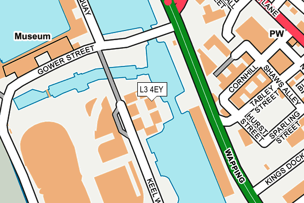 L3 4EY map - OS OpenMap – Local (Ordnance Survey)