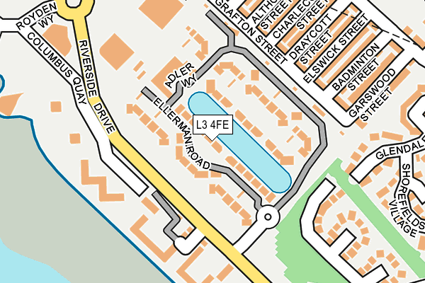 L3 4FE map - OS OpenMap – Local (Ordnance Survey)
