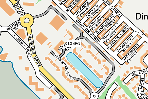 L3 4FG map - OS OpenMap – Local (Ordnance Survey)