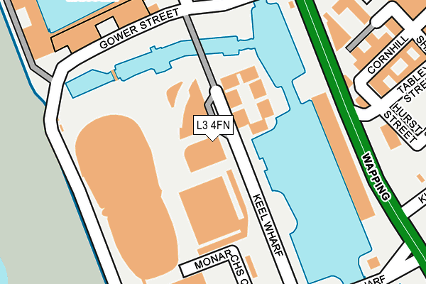 L3 4FN map - OS OpenMap – Local (Ordnance Survey)