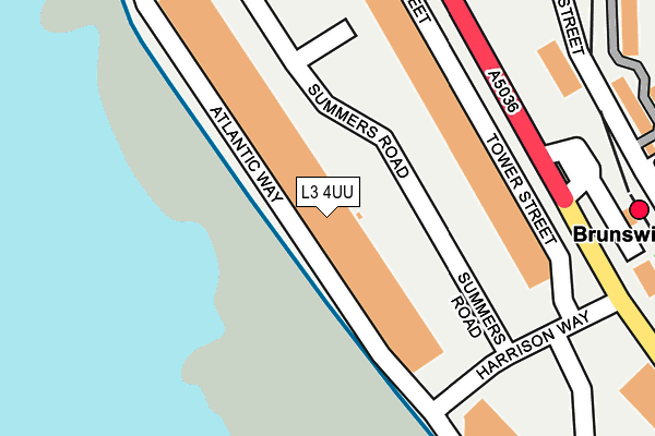 L3 4UU map - OS OpenMap – Local (Ordnance Survey)