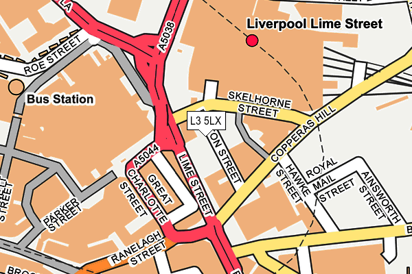 L3 5LX map - OS OpenMap – Local (Ordnance Survey)
