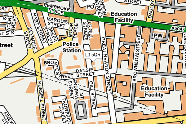 L3 5QR map - OS OpenMap – Local (Ordnance Survey)