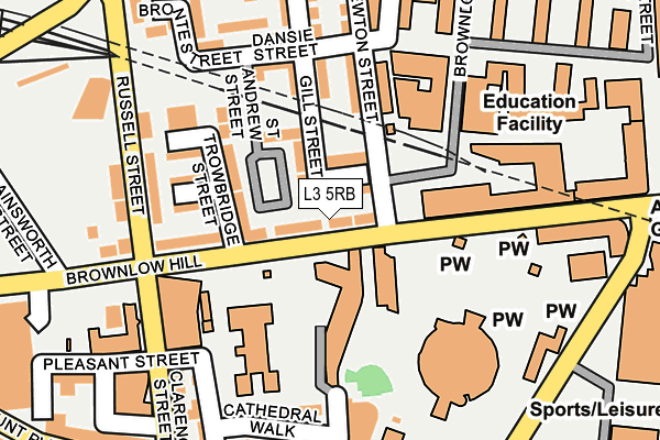 L3 5RB map - OS OpenMap – Local (Ordnance Survey)