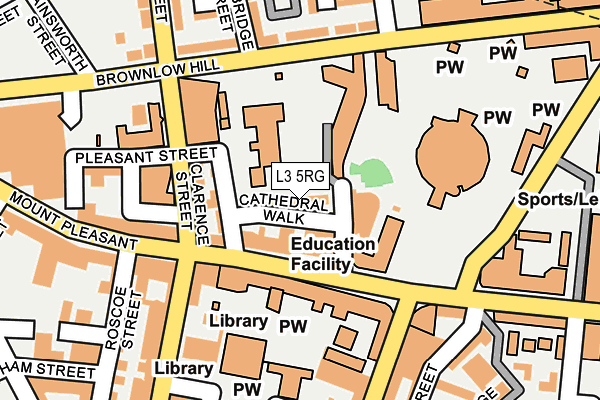 L3 5RG map - OS OpenMap – Local (Ordnance Survey)