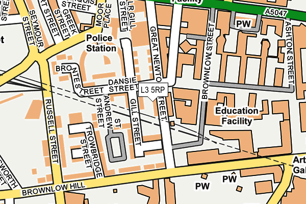 L3 5RP map - OS OpenMap – Local (Ordnance Survey)