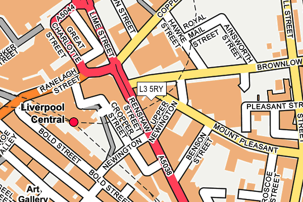 L3 5RY map - OS OpenMap – Local (Ordnance Survey)