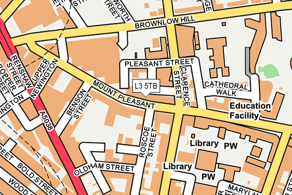 L3 5TB map - OS OpenMap – Local (Ordnance Survey)