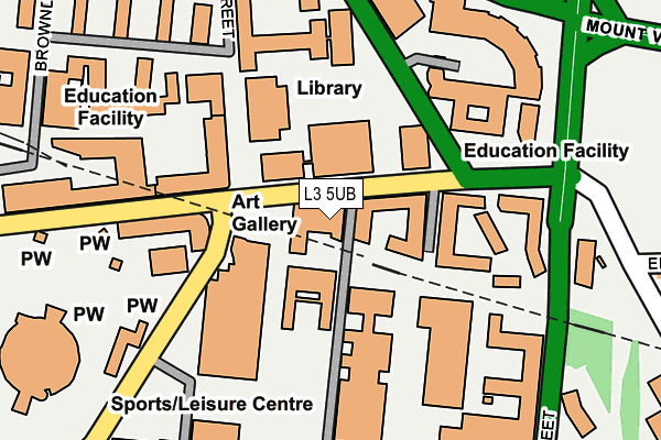 L3 5UB map - OS OpenMap – Local (Ordnance Survey)