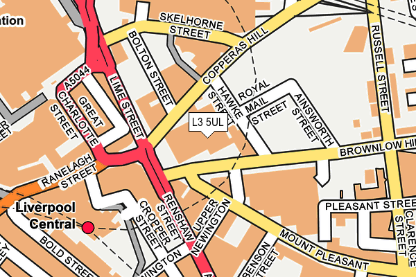 L3 5UL map - OS OpenMap – Local (Ordnance Survey)