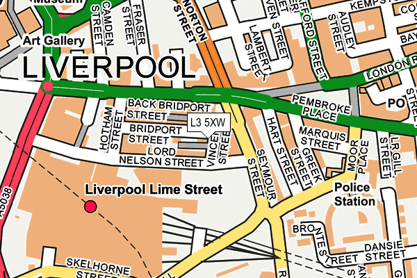 L3 5XW map - OS OpenMap – Local (Ordnance Survey)