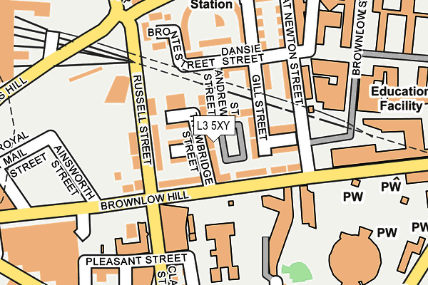 L3 5XY map - OS OpenMap – Local (Ordnance Survey)