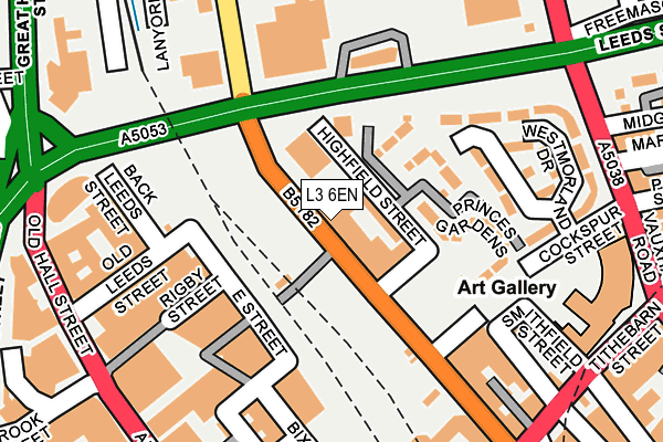 L3 6EN map - OS OpenMap – Local (Ordnance Survey)