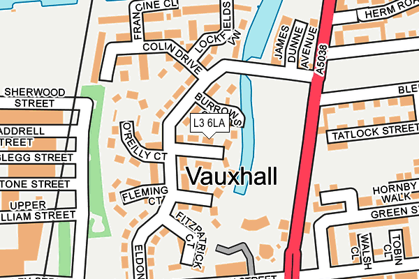 L3 6LA map - OS OpenMap – Local (Ordnance Survey)