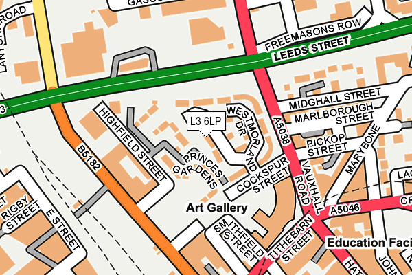 L3 6LP map - OS OpenMap – Local (Ordnance Survey)