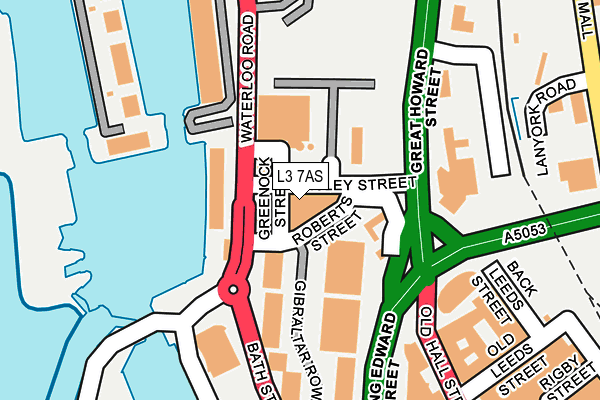 L3 7AS map - OS OpenMap – Local (Ordnance Survey)