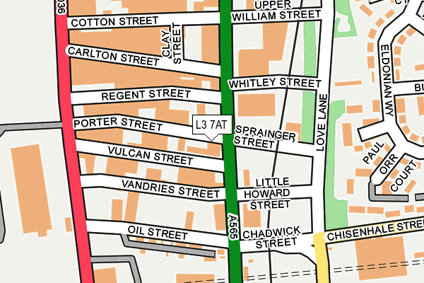 L3 7AT map - OS OpenMap – Local (Ordnance Survey)