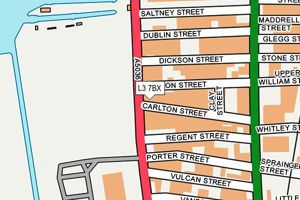 L3 7BX map - OS OpenMap – Local (Ordnance Survey)