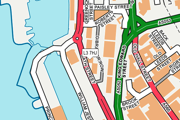 L3 7HJ map - OS OpenMap – Local (Ordnance Survey)