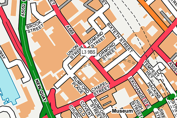 L3 9BS map - OS OpenMap – Local (Ordnance Survey)