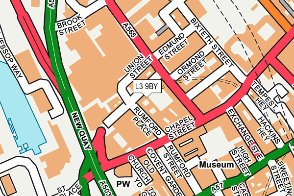 L3 9BY map - OS OpenMap – Local (Ordnance Survey)