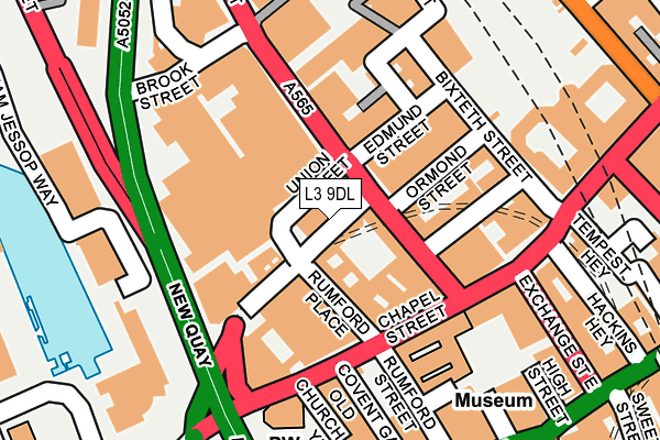 L3 9DL map - OS OpenMap – Local (Ordnance Survey)